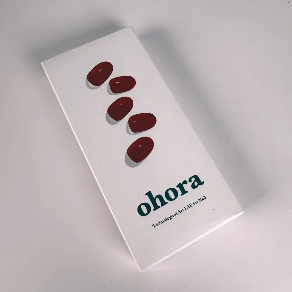 Ohora N Red Light Semi Cured Gel Nail Polish Strips NB-115